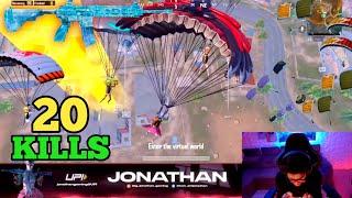 20 SOLO KILLS BY JONATHAN GAMING | BGMI HIGHLIGHTS #jonathangaming #gameplay #bgmi