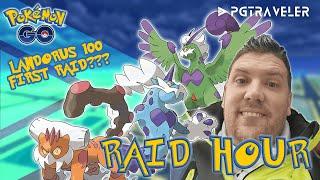 PGTraveler - IS THIS REAL!?? SPECIAL Raid Hour Landorus and Tornadus Brother