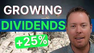 5 Stocks That Recently INCREASED Their Dividend | One Increasing 25%