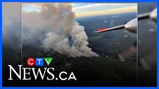 Wildfire smoke affecting air quality