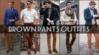 Style A Wardrobe Just Find The Brown Pants Outfit/Brown Pants Combination Outfits