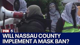 Will Nassau County implement a mask ban?