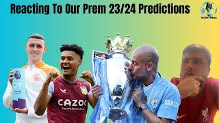 Reacting to our Prem Predictions!! | The Row Z Poscast