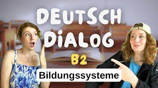 German Dialogue | B2 + Subtitles in German & English + Vocabulary list  Learn German 