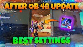 Free Fire OB48 Update Best Settings Sensitivity | Get 97% Headshot Rate 