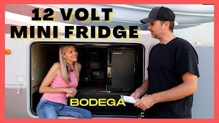 12 Volt Mini Fridge Bodega - Portable 12 Volt Mini Refrigerator - 12 Volt Van Fridge - Solar Fridge