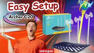 How to Setup TP-Link Archer C20 AC750 Wireless Dual Band Router - Urdu/Hindi