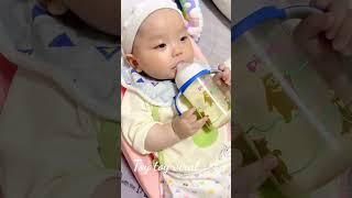 baby drink milk #baby #cute #shortsfeed