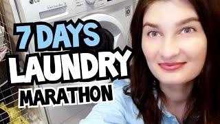 WHOLE WEEK LAUNDRY WITH ME / WASH WITH ME / Extreme laundry motivation 2020