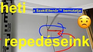 Hiába 100 millió, repednek, törnek, süllyednek alig egyéves házak. A kivitelező nem hatódik meg.