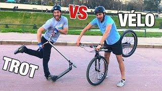 ON ÉCHANGE NOS SPORTS ! (TROTTINETTE VS VÉLO) Ft @AurelienFontenoy