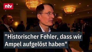 Lauterbach warnt vor "Fiasko": "Historischer Fehler, dass wir Ampel aufgelöst haben" | ntv