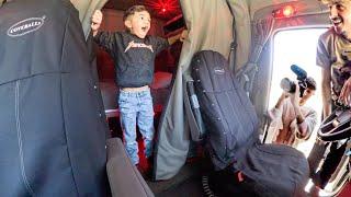 I Took My Son on a Trucking Adventure & Surprised him w/ Faze Rug!