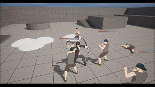 Unreal Engine 5 - Action Adventure Kung Fu Game devlog 03 (Third Person Combat Controller) AI