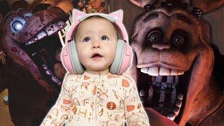 How A 1-Year-Old Baby Beat FNAF JR Without Repairing Once