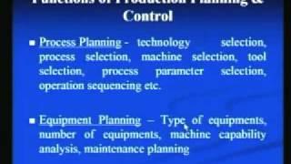 Mod-1 Lec-1 Production Planning and Control