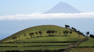 Pyramids of the Azores Islands in the Atlantic Ocean