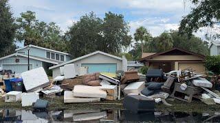 Homosassa, Florida - Destructive Hurricane Helene Aftermath