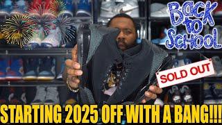 2025 STARTING OFF WITH A SELL OUT BANGER! AIR JORDAN 3 BLACK CAT BACK TO SCHOOL HYPE!