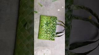 Coconut Leaf Ladies Purse #design #theskillsarts #craft #leaf