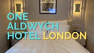 One Aldwych Hotel, London. Review of a superior room, lobby bar, gym, pool and Indigo restaurant.