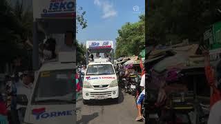 Manila's Isko Moreno launches campaign with motorcade