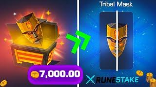 We Tried To Win The Tribal Mask?! Massive Win & Crazy Luck on RuneStake