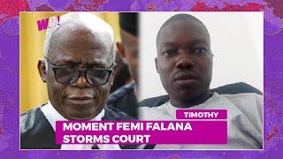 MOMENT FEMI FALANA STORMS COURT LIVE IN OSOGBO!!! FOR TIMOTHY'S COURT CASE