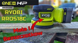 Szlifierka Mimośrodowa HP Ryobi RROS18C Bezszczotkowa - TEST