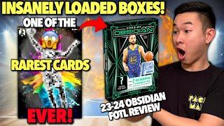 I PULLED ONE OF THE RAREST CARDS EVER!  2023-24 Panini Obsidian Basketball FOTL Hobby Box Review