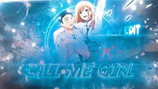 Call Me Girl - My Dress Up Darling / [AMV/EDIT] / 4K ! ( + free project file )