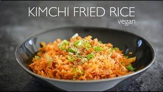 Easy Kimchi Fried Rice Recipe | SUPER FAST + SUPER TASTY!