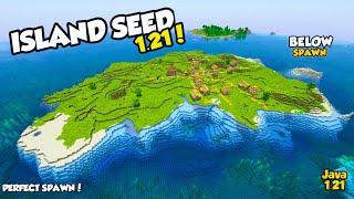 Minecraft 1.21  ISLAND Village Seed ! (At Spawn) #shorts #minecraft #minecraftjava  #minecraftseeds