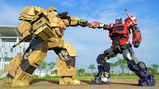 Optimus Prime vs Jaguar Robot & The Decepticons Final Battle | Transformers One (2024) 4K UHD Scene