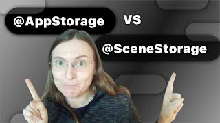 SwiftUI 2.0 tutorial -  @State vs @AppStorage vs @SceneStorage -  Saving to UserDefaults in SwiftUI