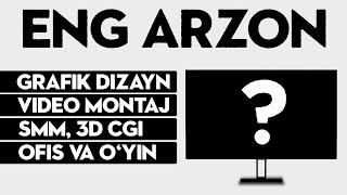 Eng arzon monitor grafik dizayn, smm, 3d, video montaj va ofis ishlari uchun