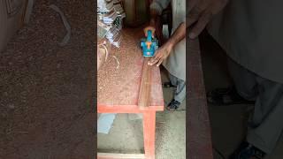 Wood shaping with hand shaper #youtubeshorts #woodworking #wood