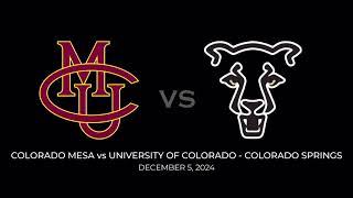 Colorado Christian Cougars vs. Colorado Mesa Mavericks || NCAA D2 || December 5, 2024 