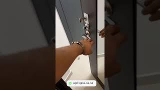 входная дверь с зеркалом