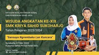 G;ADI RESIK WISUDA ANGKATAN KE - XIX | "SANSAYA NGREMBAKA LAN KUNCARA"