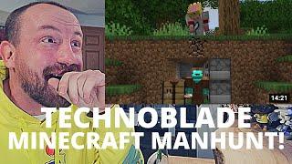 WATCHING Skeppy If TECHNOBLADE was in MINECRAFT MANHUNT... For The FIRST TIME!