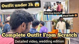 Wedding outfit From scratch Under 3k | #wedding #outfit #shopping #vlog #fashion #viralvideo #trend