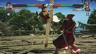 Hwoarang likes to kick people's balls