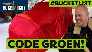 WOW: dit GROENE FEESTBEEST is mijn nieuwe trots | HUGE Car Guy | Onthulling van mijn nieuwe auto