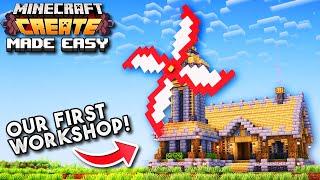 Building a PERFECT Workshop! | Minecraft Create Tutorial