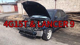 Установка двигателя 4g15t на лансер 9. Свап. Engine swap lancer cedia RalliArt #2024