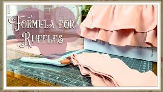Making Ruffles: The Formula for Perfect Ruffles | Tutorial