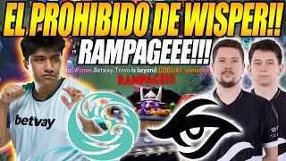 EL PROHIBIDO DE WISPER RAMPAGE!! BEASTCOAST vs SECRET - GAME 1 - THE INTERNATIONAL 10 DOTA 2