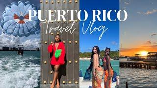 Puerto Rico Vlog| San Juan, Boat Trip, Cave Tubing, Zip Lining, Bioluminescent Bay, Parasail, & More