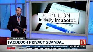 Large-scale Facebook privacy scandal